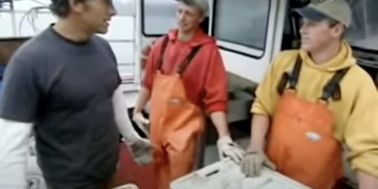 Dirty Jobs’ Mike Rowe Joins Our Sons Lobster Fishing